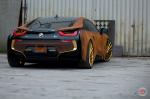 BMW i8 Austin Mahone Rusted by MetroWrapz on Vossen Wheels (VPS-305T) 2016 года